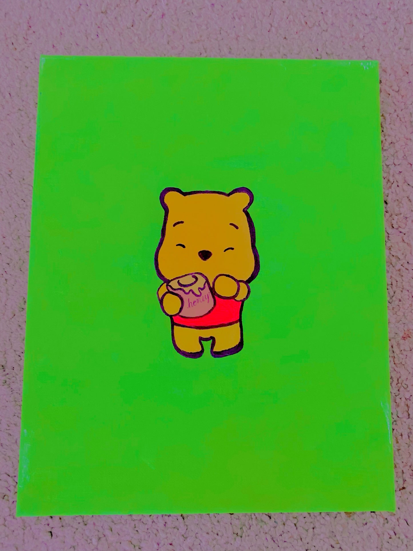 Pooh Bear Painting