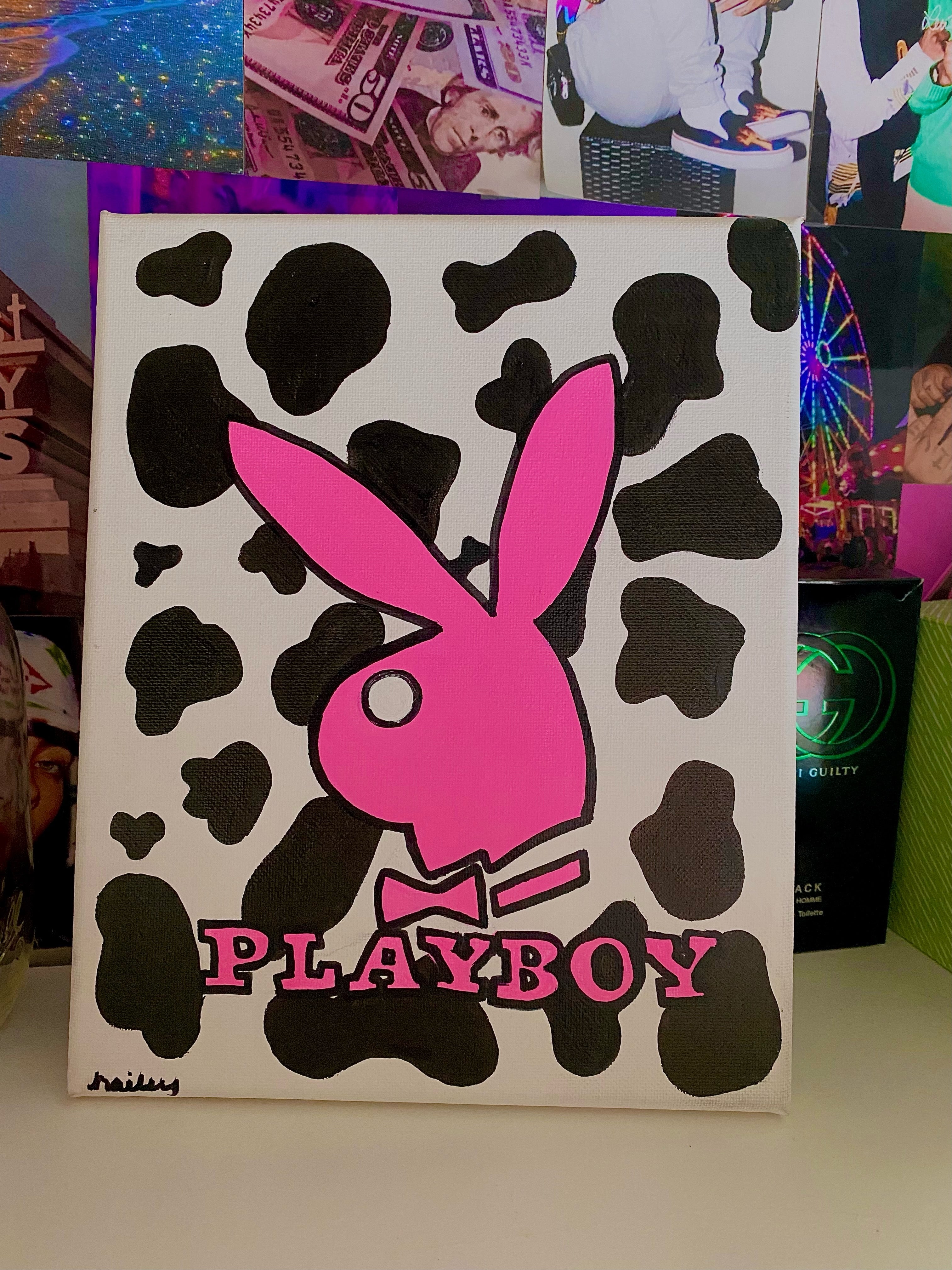 Sold Playboy Bunny Painting