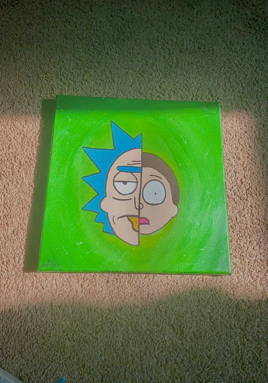 Rick and Morty Painting